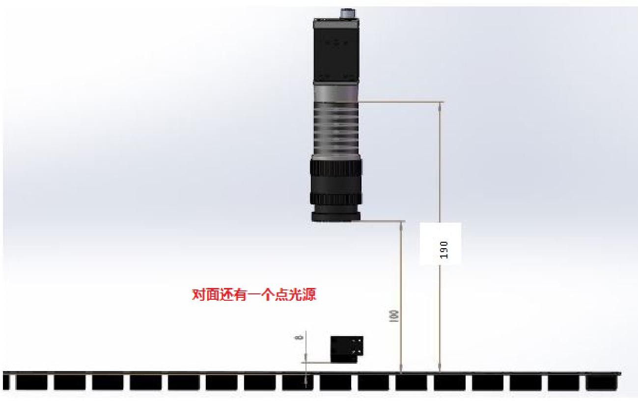 LED缺陷檢測產(chǎn)品安裝示意圖編帶相機(jī)